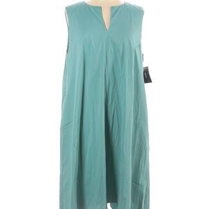 Alfani Women’s Sleeveless Split Neck Midi Dress with Pockets - Size Large